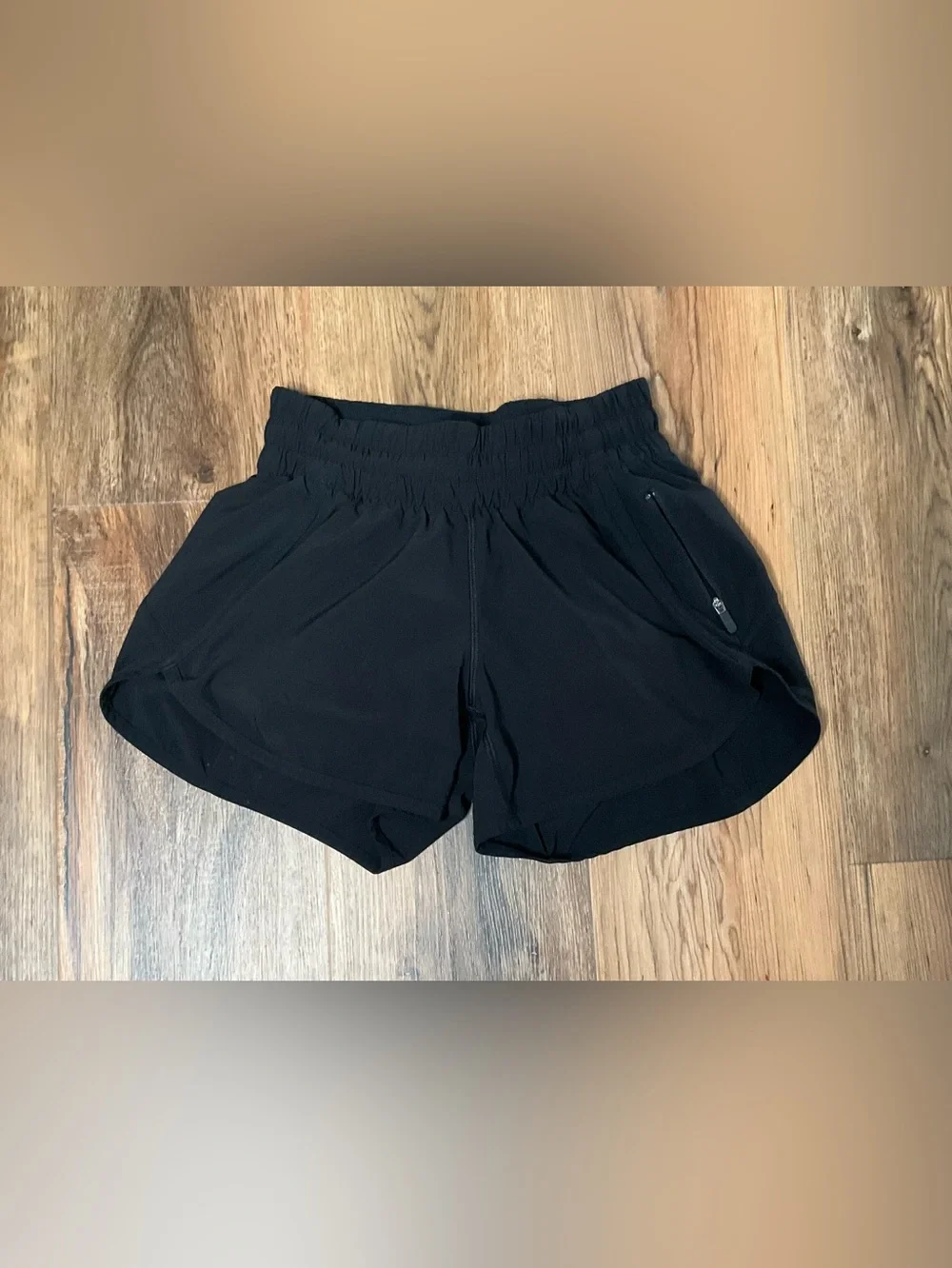 Lululemon Black Track That Running Shorts - Size 4